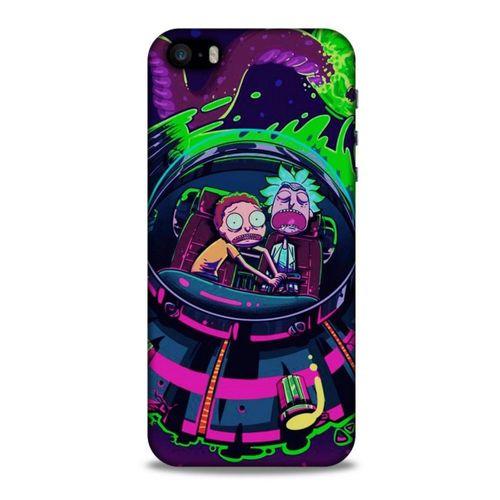 Apple Iphone 5S Uyumlu Kılıf Rick And Morty (30) Silicone Case Doofus Rick