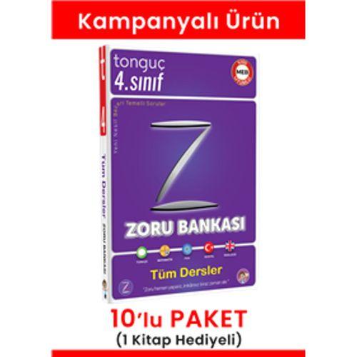 4. Sınıf Tüm Dersler Zoru Bankası 10' lu Paket(1 Kitap Hediyeli)