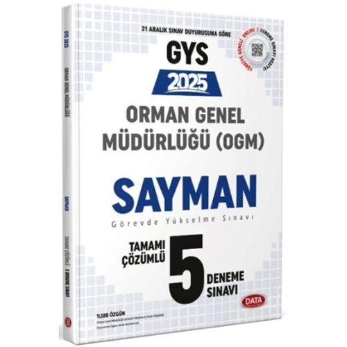2025 GYS Orman Genel Müdürlüğü Sayman 5 Deneme Data Yayınları