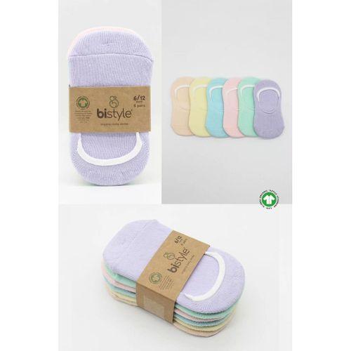 Bistyle 6'lı Mix Babet Çorap 30101 Lila