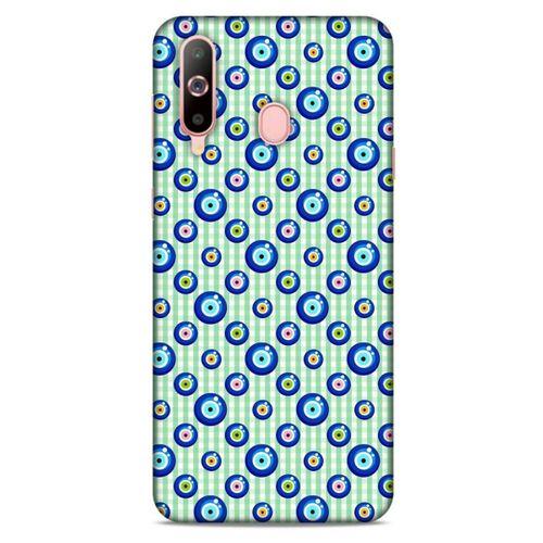 Nazarium (21) Desenli Silikon Kapak Samsung Galaxy A60 Kılıf
