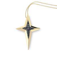 14 Ayar Altın Yıldız Kolye HSM10036