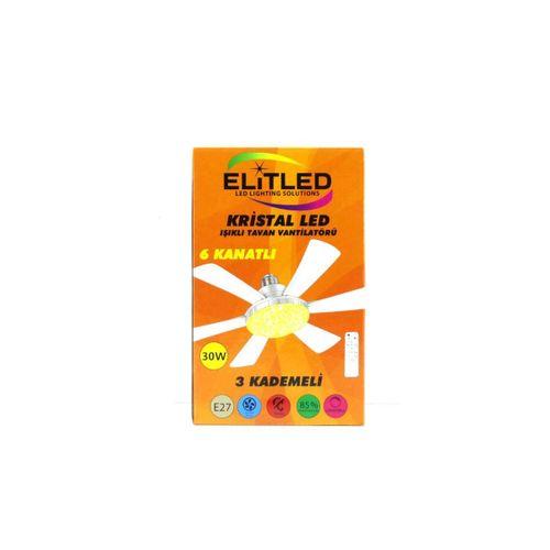 Kumandalı 2in1 LED Tavan Vantilatörlü Avize