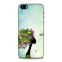 Lopard Apple Iphone 5 Uyumlu Kılıf Sürreal Yüzler ♀ (37) Silicone Cover Baskılı