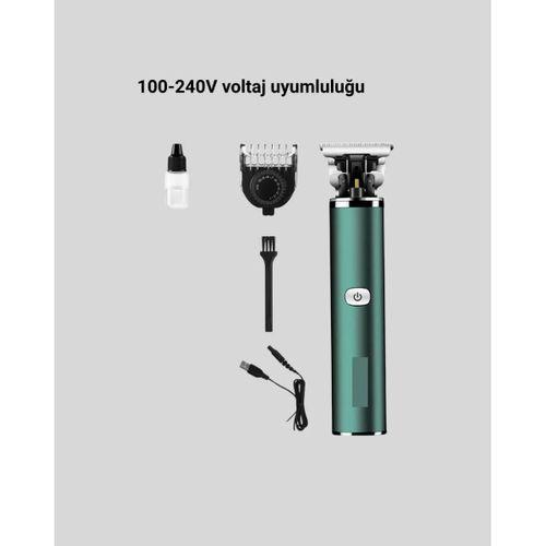 Şarjlı Erkek Tıraş Makinesi – 180 Dakika Pil Ömrü, 2.5 Saat Hızlı Şarj, Usb Ve Powerbank Uyumlu