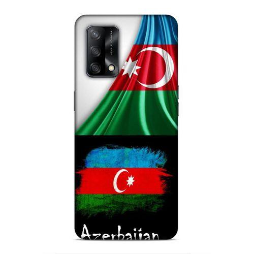 Oppo A74 4G Uyumlu Kılıf Azarbaijan (13) Silikon Kap Bayraklar