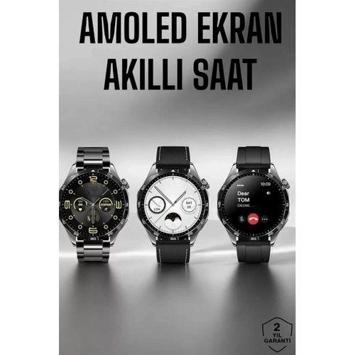 Akıllı Saat Metal Kordonlu Gps Ve Nfc Uyumlu Arama Cevaplayan