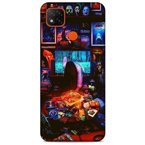 Retro (30) Desen Silicone Case Renkli Xiaomi Redmi 9C Kılıf