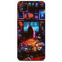 Retro (30) Desen Silicone Case Renkli Xiaomi Redmi 9C Kılıf