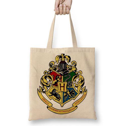 Harry Potter Hogwarts Bez Çanta Uzun Saplı