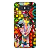 Lopard LG K41S - K51S Uyumlu Kılıf Sürreal Yüzler ♀ (3) Kapak Baskılı