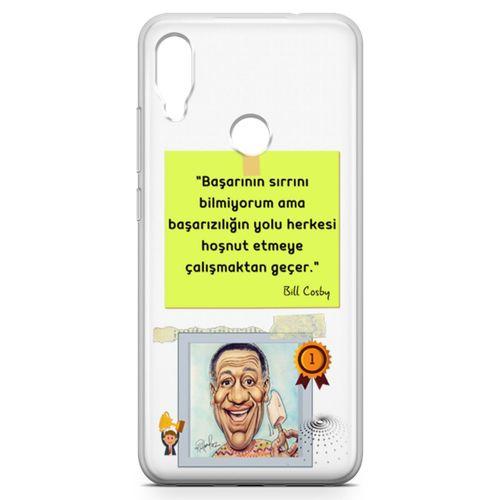 Xiaomi Redmi Note 7 Pro Kılıf Caps Bill Cosby Arka Kapak Koruma Desenli Full Koruyucu