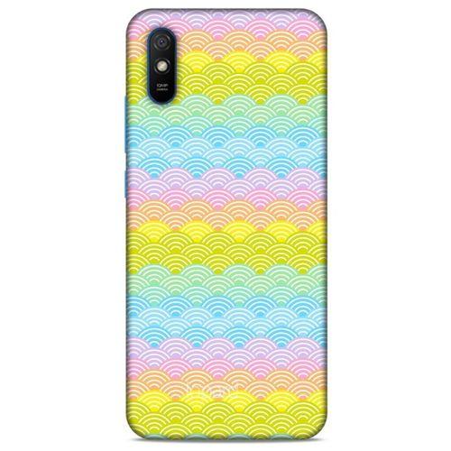 Xiaomi Redmi 9A Kılıf Pastel Renkler (1) Kılıfı Karışık Renkli
