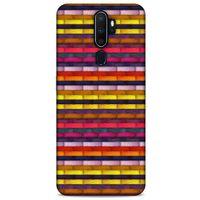 Oppo A9 2020 Kılıf Patchwork (42) Rugged Armor Kılıf Karışık Renkli