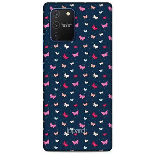 Samsung Galaxy S10 Lite Kılıf Kelebek Etkisi (42) Rugged Armor Kılıf Mor Pembe