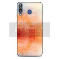 Paslı Renkler Turuncu Xiaomi Mi A3 Kılıf