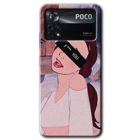 Poco x4 Pro Kılıf HD Desen Baskılı Arka Kapak - Bad Girl + Kırılmaz Cam