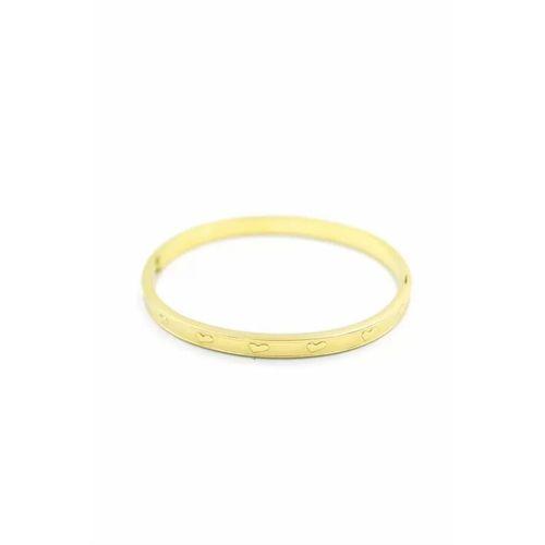 Kalp Bilezik - Altın