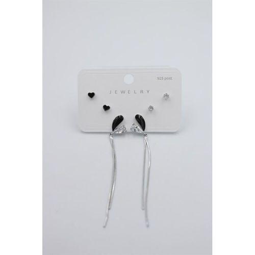 Çoklu Set Küpe - Gümüş