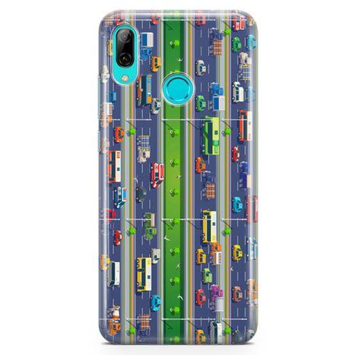 Huawei Y9 2019 Kılıf Otoyol Arka Kapak Koruma Desenli Full Koruyucu