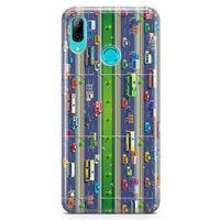 Huawei Y9 2019 Kılıf Otoyol Arka Kapak Koruma Desenli Full Koruyucu
