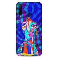 Lopard Huawei Honor 20 Lite Uyumlu Kılıf Sürreal Yüzler ♀ (45) Liquid Air Kılıf Baskılı