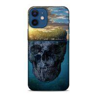 Lopard Apple iPhone 12 Mini Uyumlu Kılıf Manipülasyon ☻ (16) Kalın Kılıf Desenli