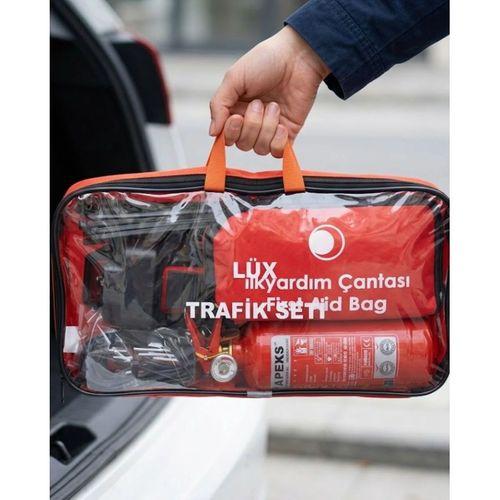 Araç Trafik Seti Muayene Uyumlu Yangın Söndürücü Ve İlk Yardım Kiti