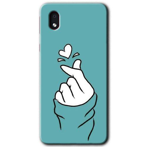 Potkal Hediye Fabrikası Samsung Galaxy A01 Core Kılıf HD Desen Baskılı Arka Kapak - Mutluluk