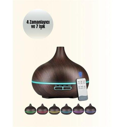 Sessiz Çalışan Aromaterapi Difüzörü – 4 Zaman Ayarlı, 7 Renkli Işık Seçeneği