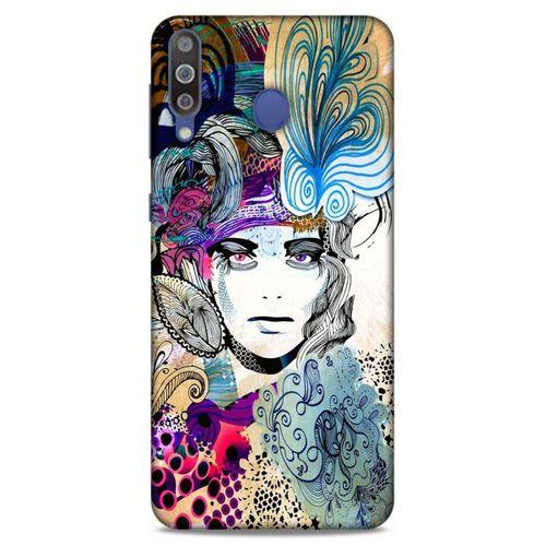 Lopard Samsung Galaxy M30 Uyumlu Kılıf Sürreal Yüzler ♀ (20) Koruyucu Kılıf Desenli