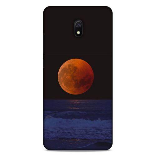Lopard Xiaomi Redmi 8A Uyumlu Kılıf Gece'S (38) Neo Hybrid Kılıf Kızıl Ay