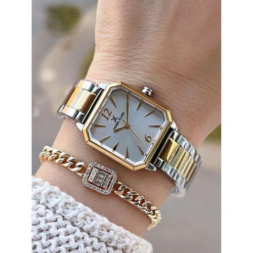 Daniel Klein Çelik Kordonlu 2 Yıl Garantili 3 Atm Suya Dayanıklı Kadın Kol Saati+Bileklik BD.14090.5