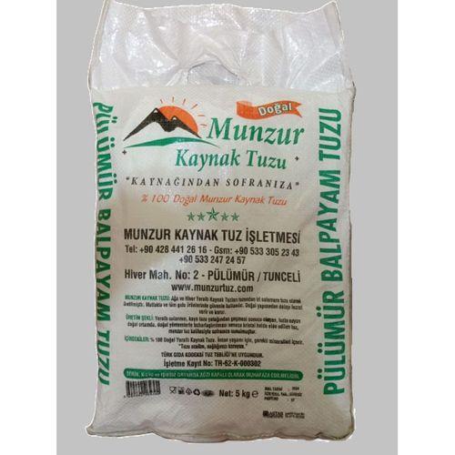 Munzur Doğal Kaynak Tuzu 5 Kg.
