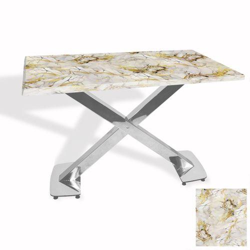 Dockers İks Masa Kromnikel (80x120 - Werzalit, Allzalit yada Wermodin Tabla) - Gold