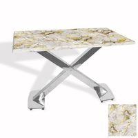 Dockers İks Masa Kromnikel (80x120 - Werzalit, Allzalit yada Wermodin Tabla) - Gold