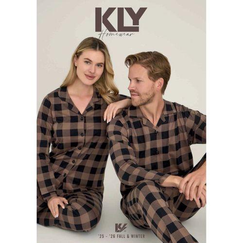 9209 Kly Kadın Düğmeli Pijama Takımı