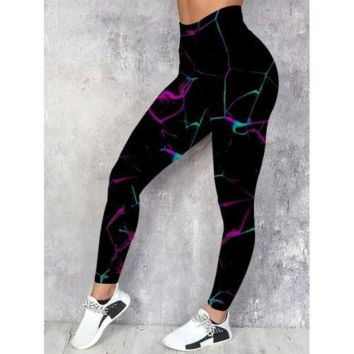 Kadın Yüksek Bel Renk Detaylı Dalgıç Tayt