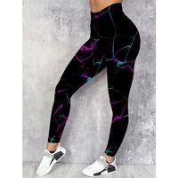 Kadın Yüksek Bel Renk Detaylı Dalgıç Tayt