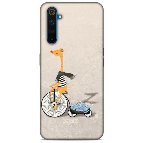 Oppo Realme 6 Kılıf FunnyMaX (17) Tasarım Kılıf Bej Zürafa