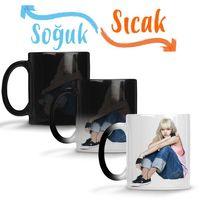 Lisa Blackpink 002 Sihirli Kupa Bardak Porselen
