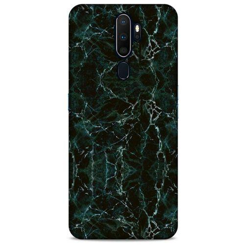 Mermer Desenli (27) Tema Tasarımlı Kılıf Zümrüt Yeşili Oppo A9 2020 Kılıf