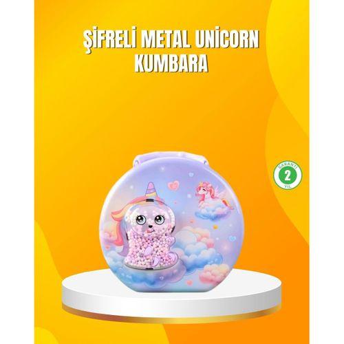 Metal Çocuk Para Kasası Ayarlanabilir Şifreli Kilitli