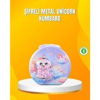 Metal Çocuk Para Kasası Ayarlanabilir Şifreli Kilitli