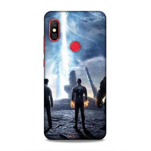 Xiaomi Redmi Note 6 Pro Uyumlu Kılıf BMovie (49) Ultra Silikon Kılıf Fantastik Dörtlü