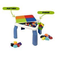 Eğitici Oyuncak URT035-002 BÜYÜK SANDALYELİ 64 PCS Bİ-BLOKS MASASI