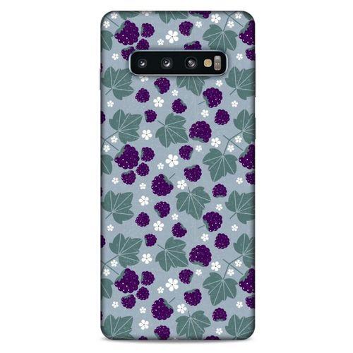 Frutix Böğürtlen 01 Samsung Galaxy S10 Kılıf Desenli Silikon