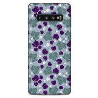Frutix Böğürtlen 01 Samsung Galaxy S10 Kılıf Desenli Silikon