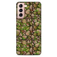 Lopard Samsung Galaxy S21 Uyumlu Kılıf Taşlı (6) Silikon Kılıf
