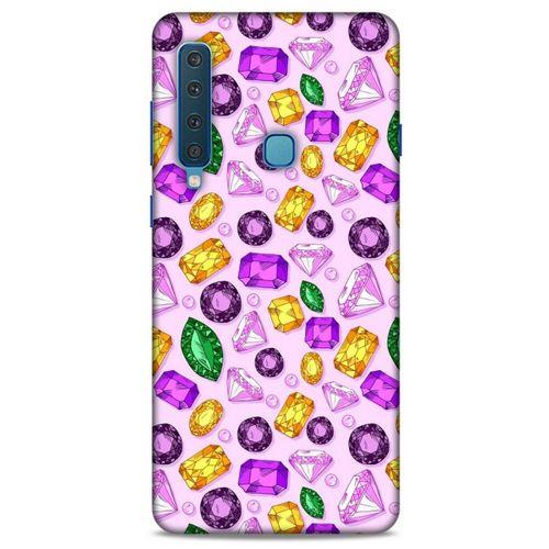 Samsung Galaxy A9 2018 Kılıf Baskılı Özel Seri Taşlı (50) Shockproof Kılıf